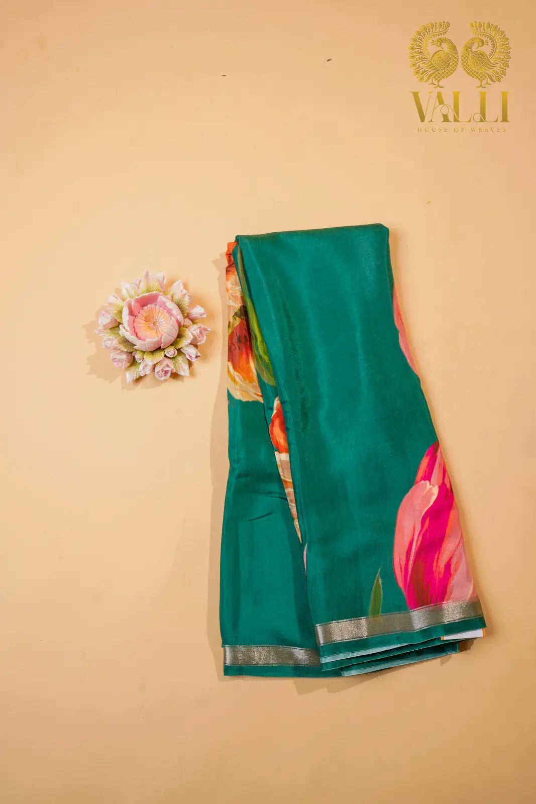 Pushpavalli Saree – Green