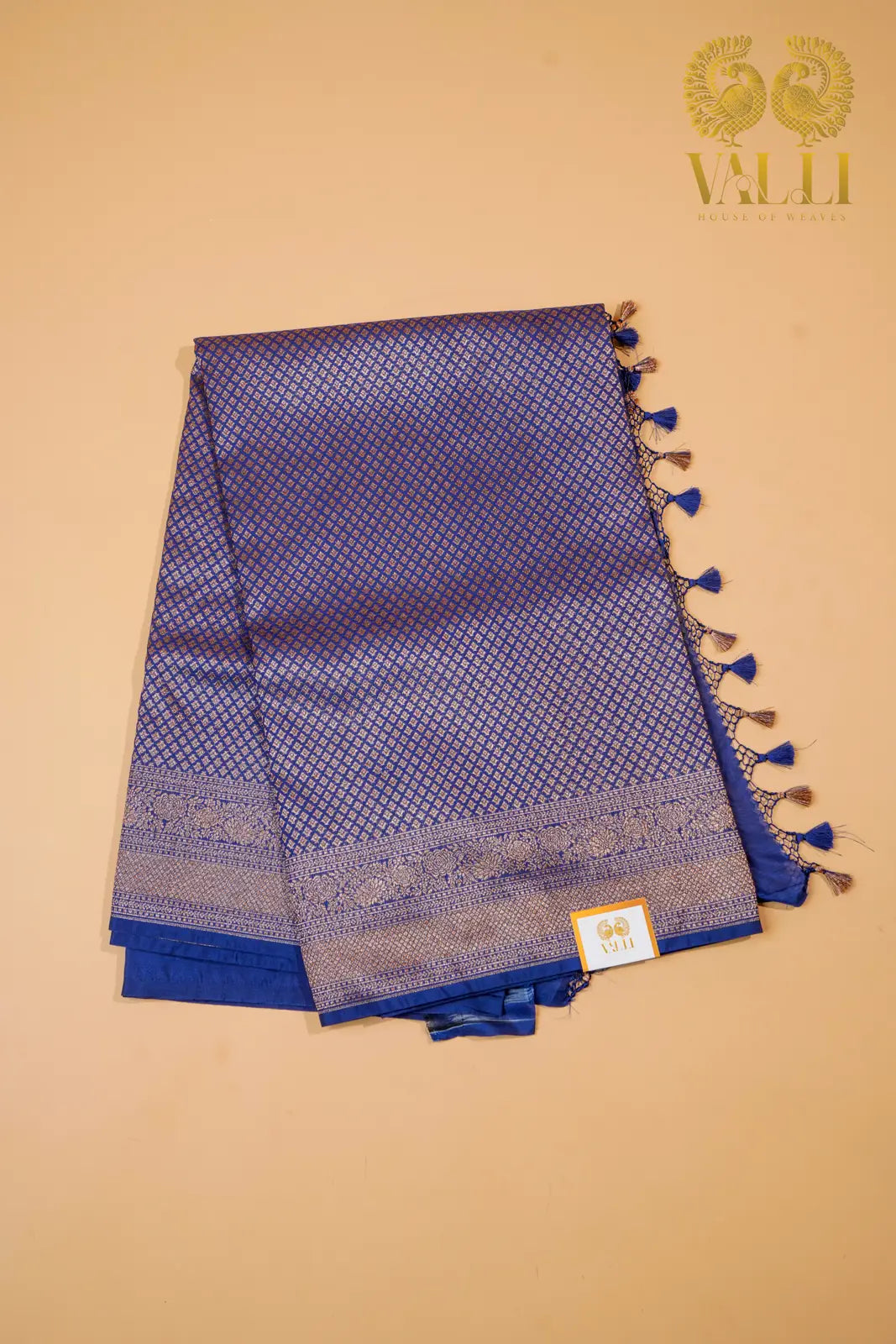 Royal midnight blue Banarasi