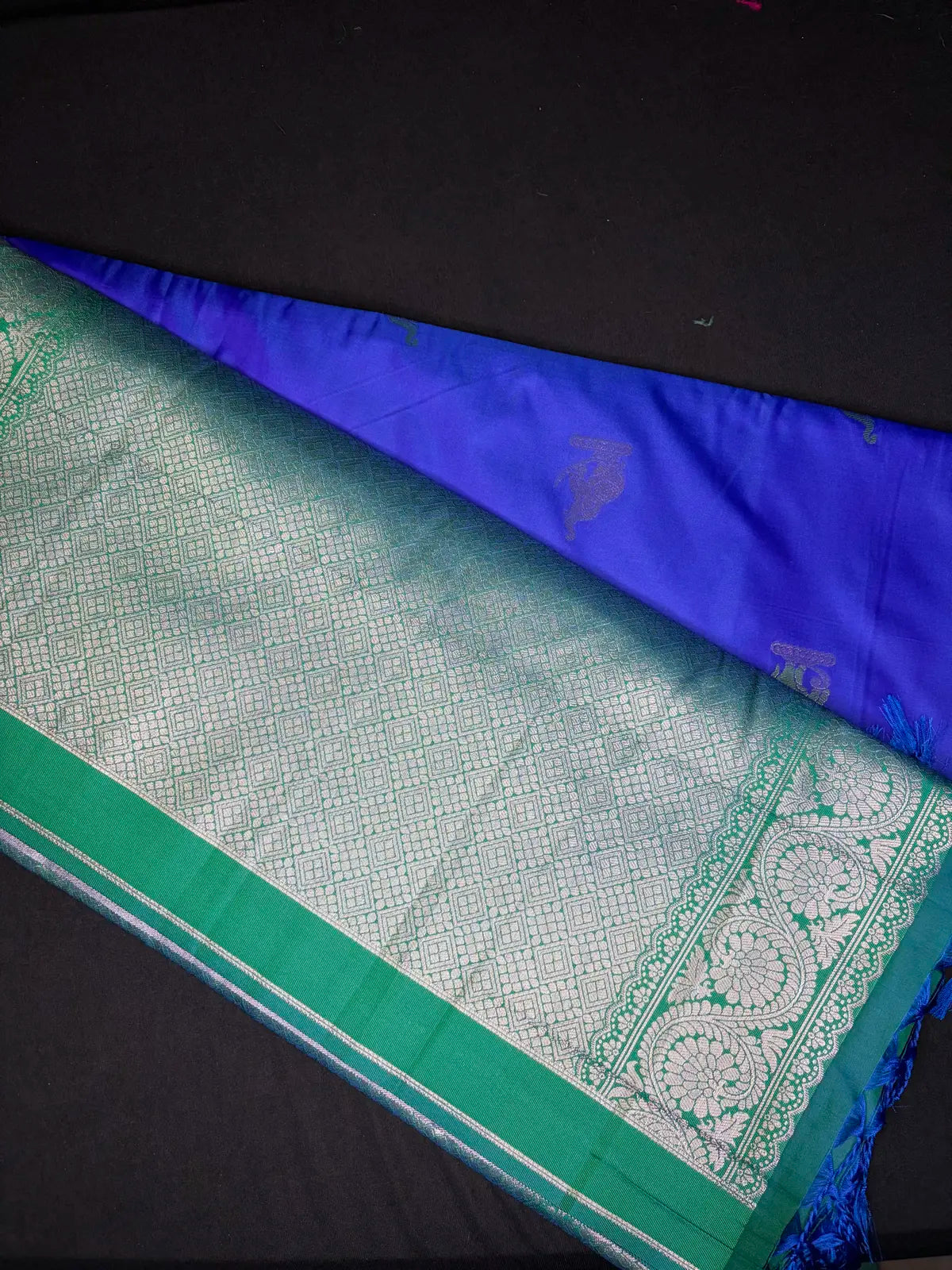 Soft silk royal blue
