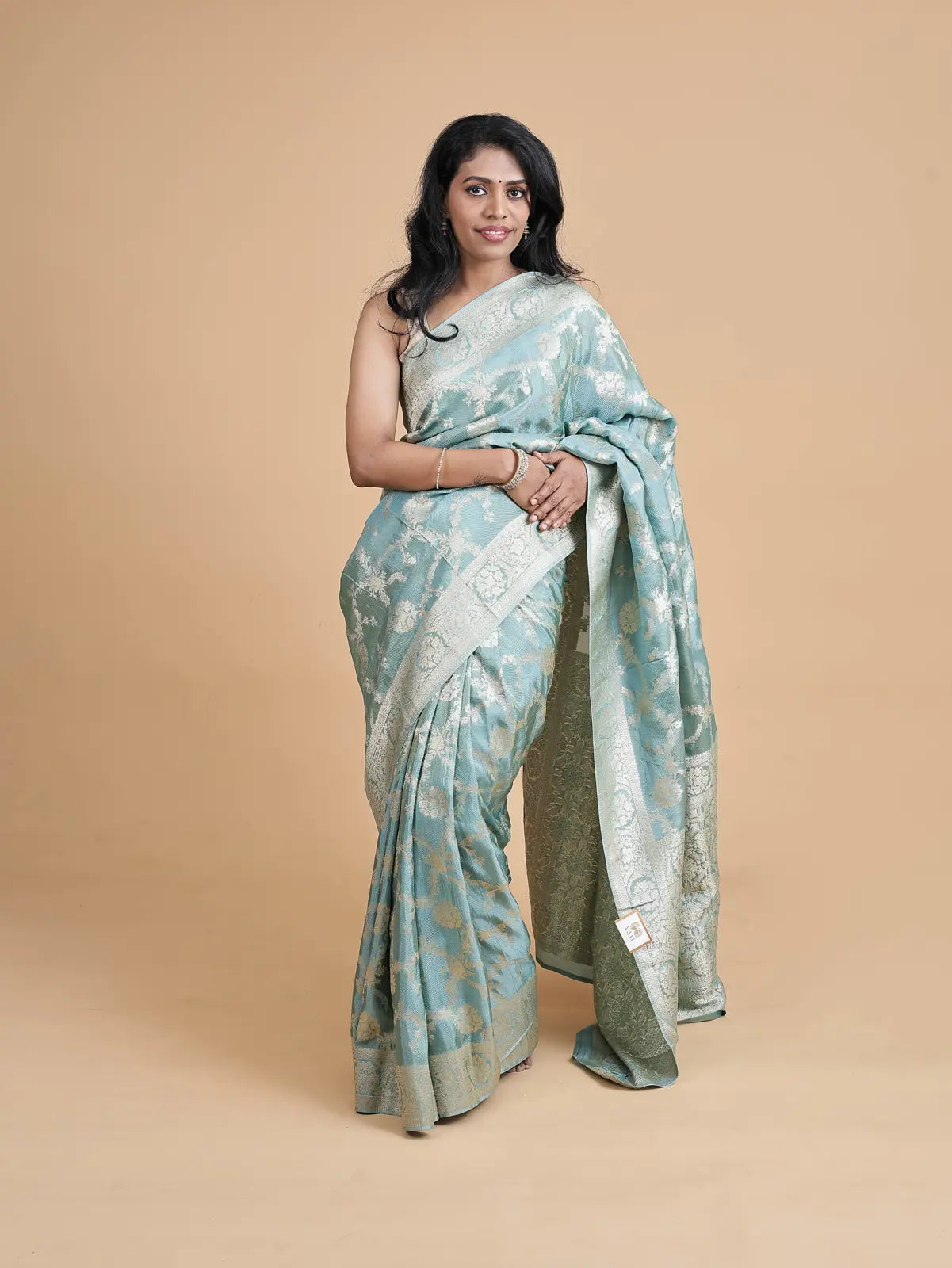 Satin Jute Banarasi Saree