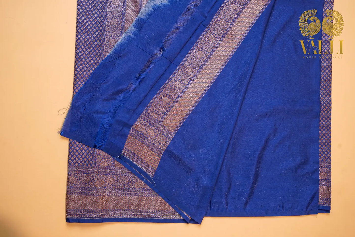 Royal midnight blue Banarasi