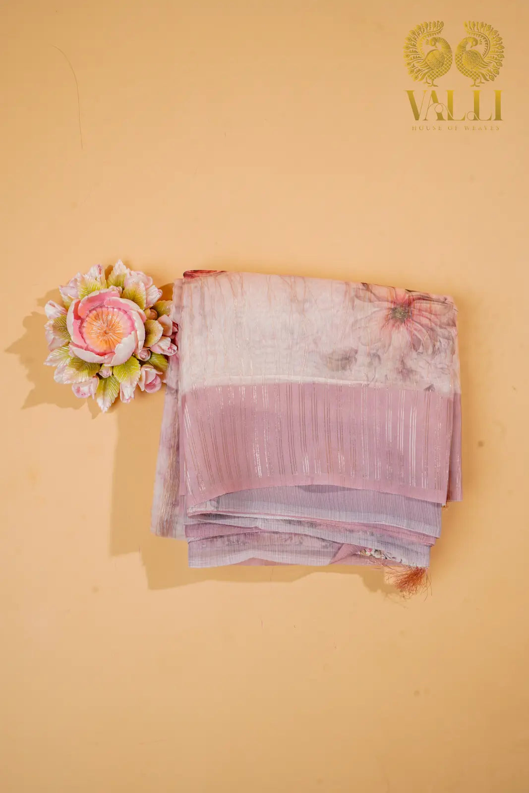 double Organza with digital print victorian print