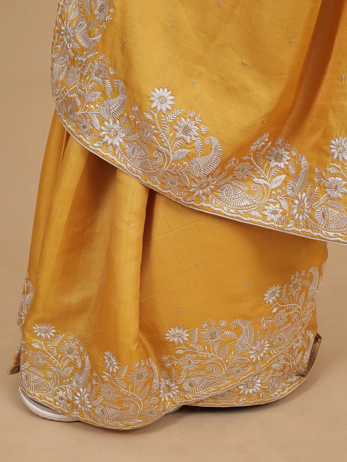 Semi Tussar Silk – Yellow