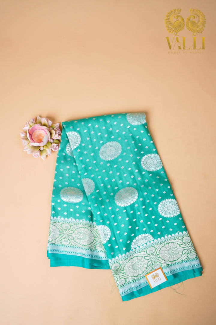Pure Tussar Banarasi Georgette Saree with Pure Zari