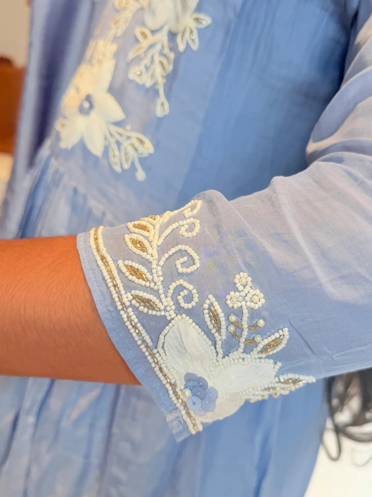 blue salwar set 3pc