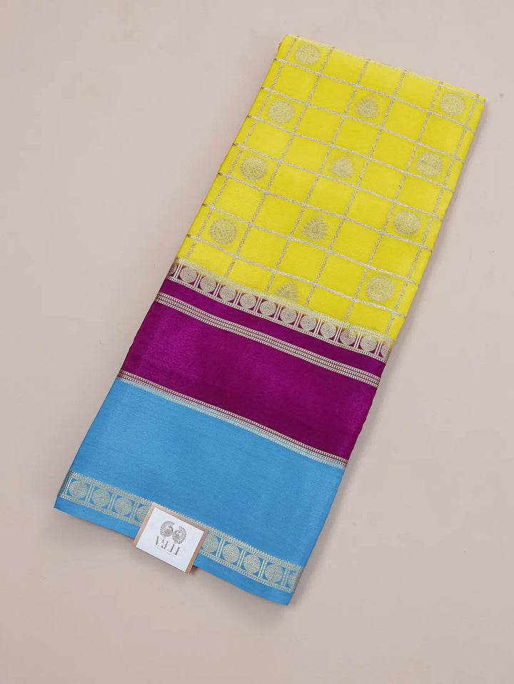 Kattam Checks Yellow + Purple
