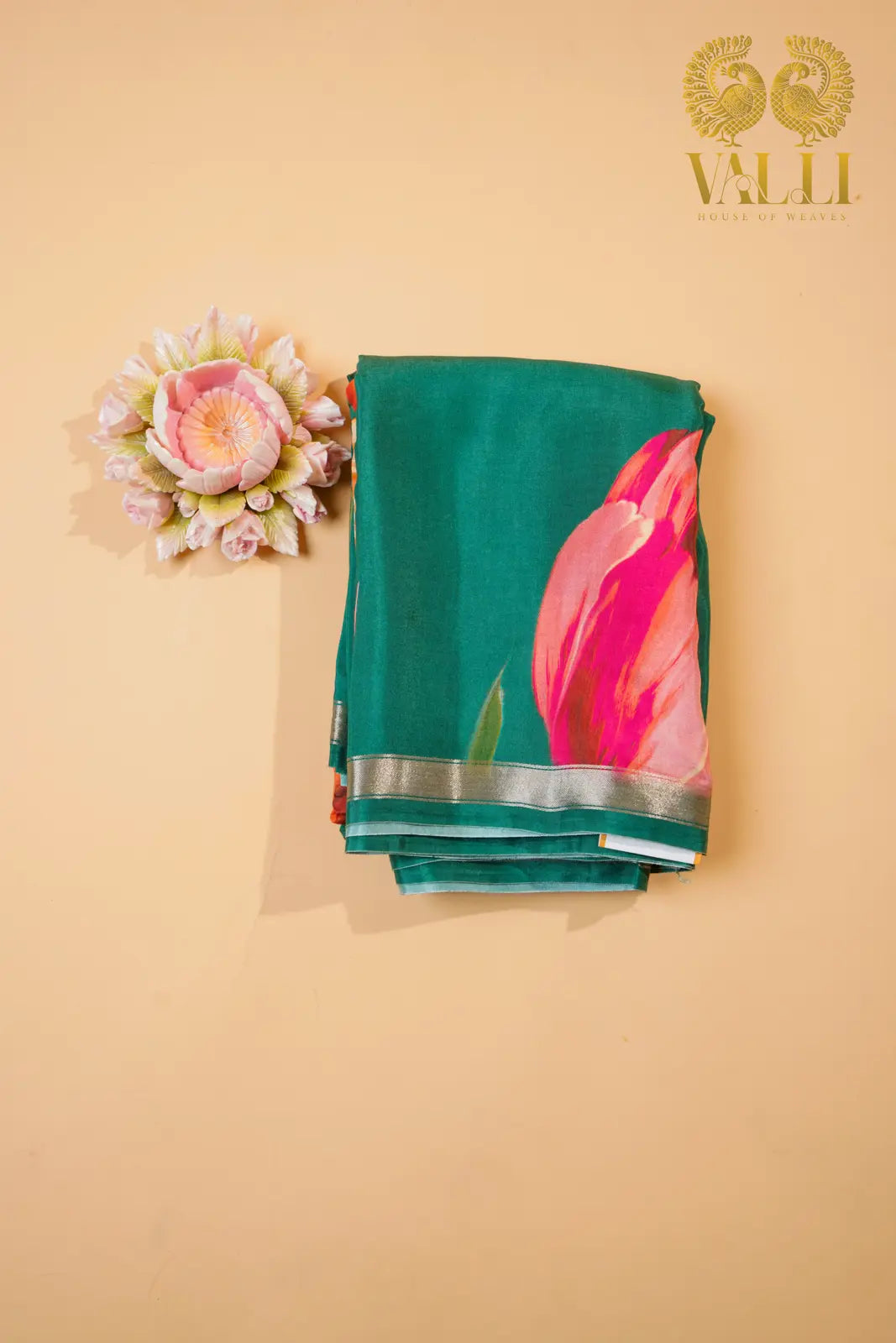 Pushpavalli Saree  – Green
