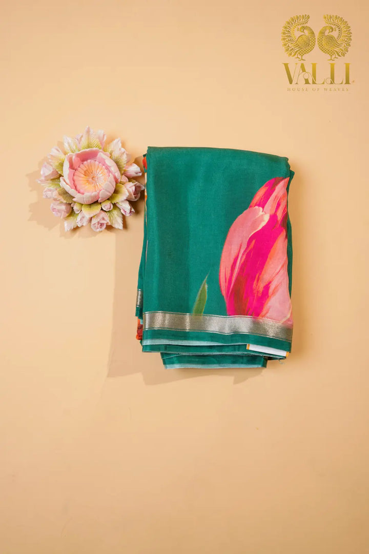 Pushpavalli Saree  – Green