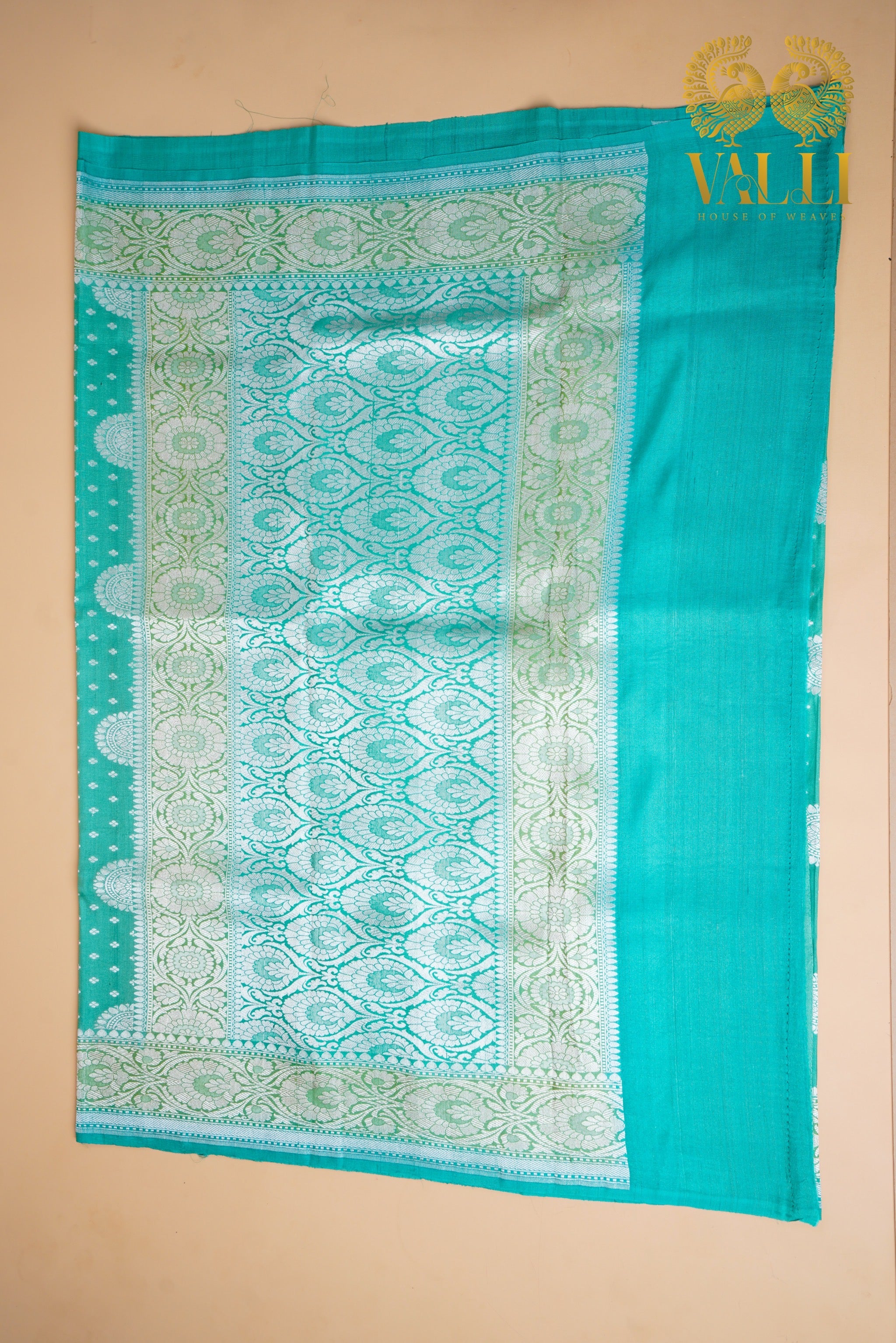 Pure Tussar Banarasi Georgette Saree with Pure Zari
