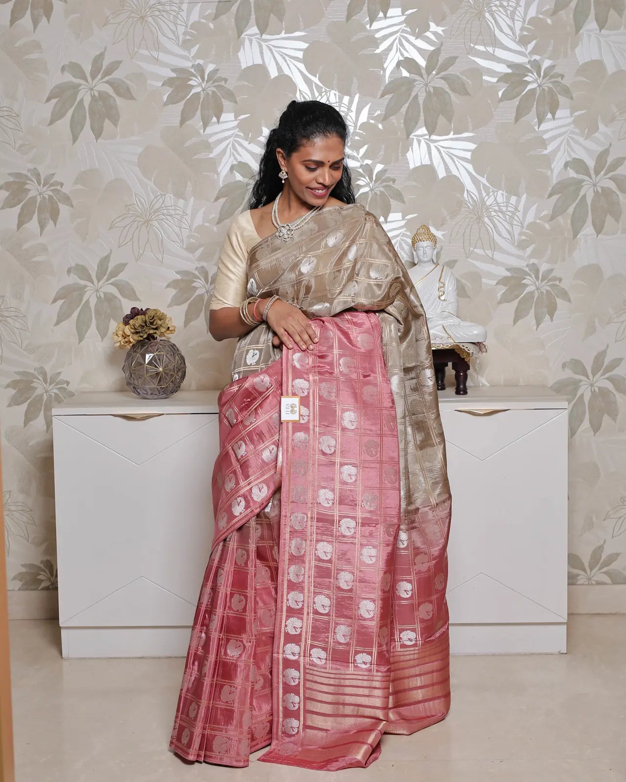 Banarasi crepe silk