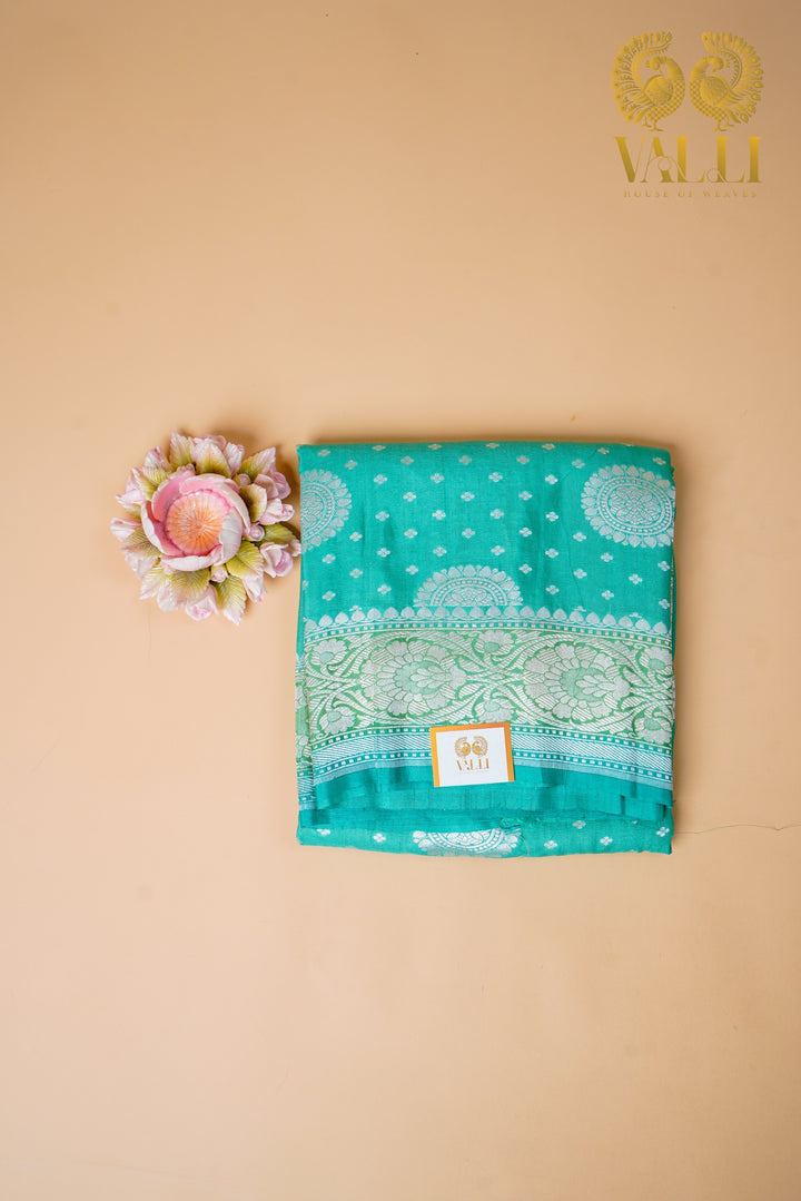 Pure Tussar Banarasi Georgette Saree with Pure Zari