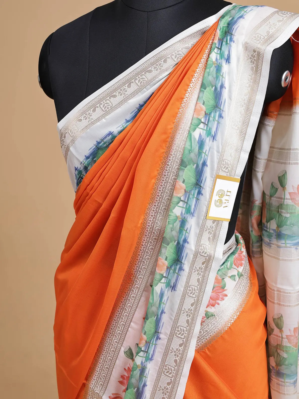 LOTUS SEMI CREPE ORANGE