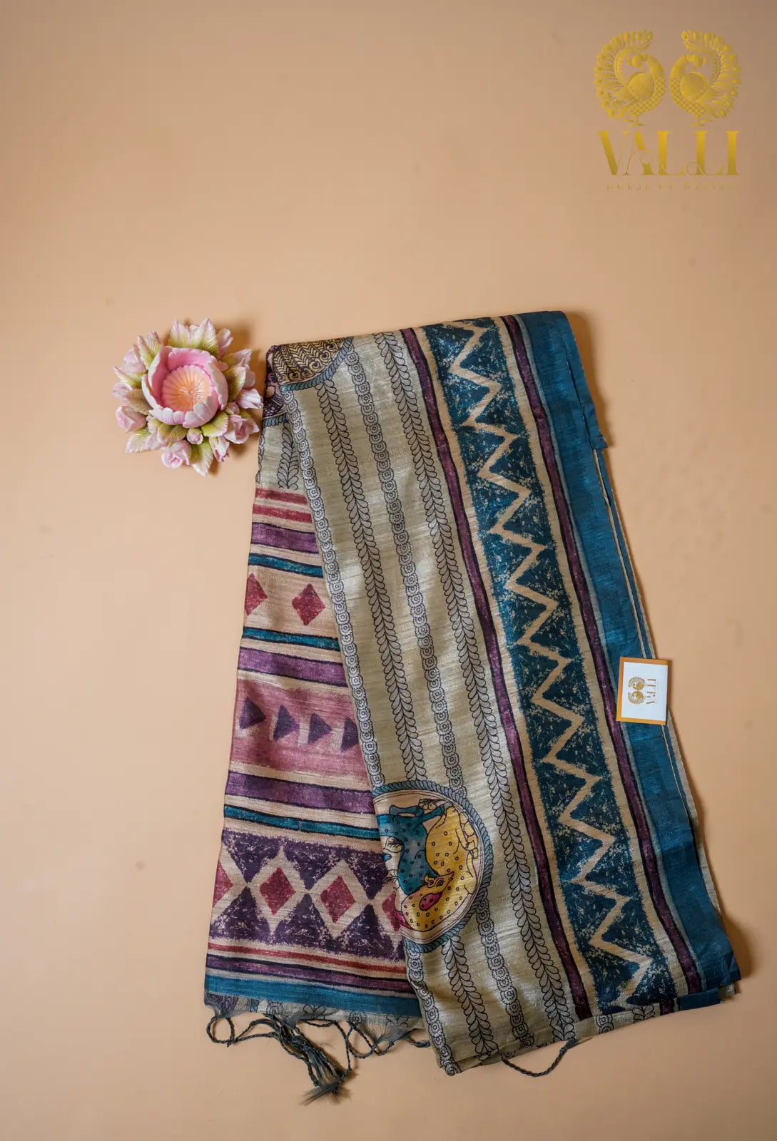 Bhagalpuri Silk Printed Saree