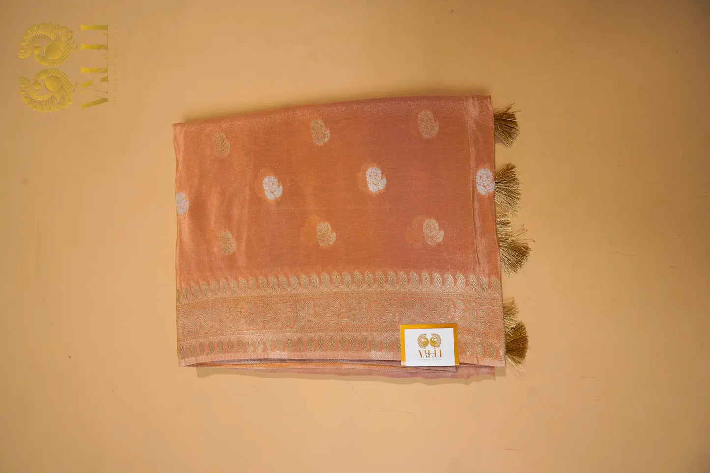 Tissue Banarasi Crepe Saree