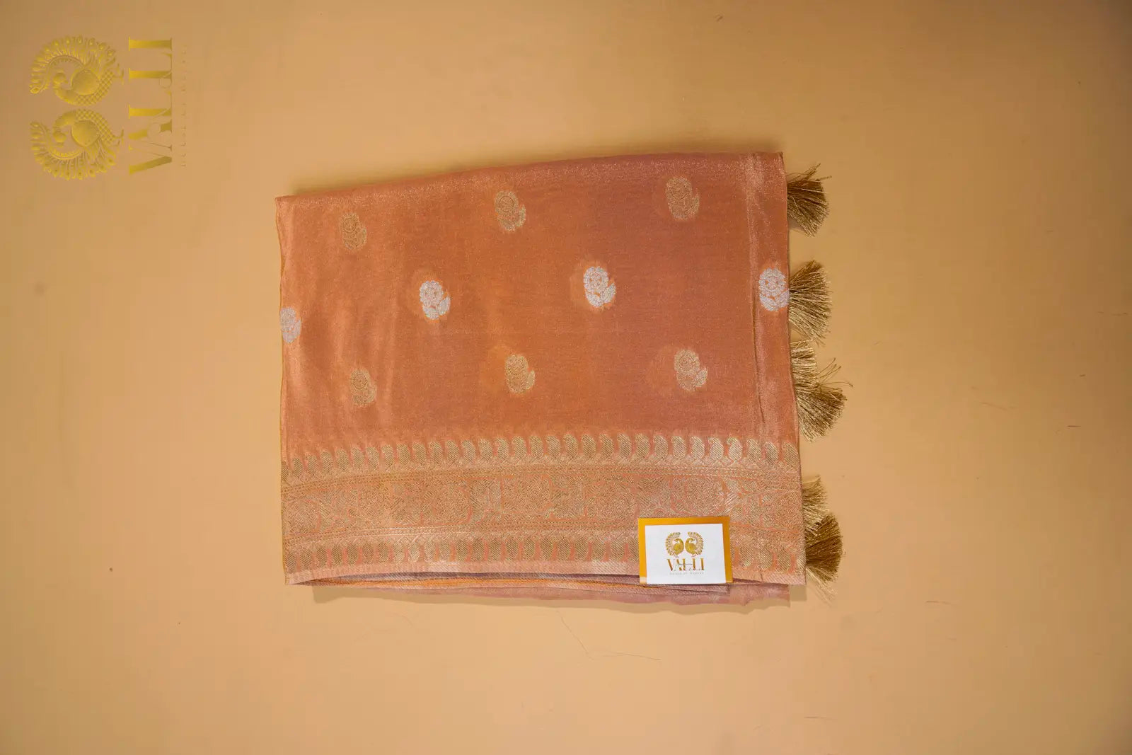 Tissue Banarasi Crepe Saree
