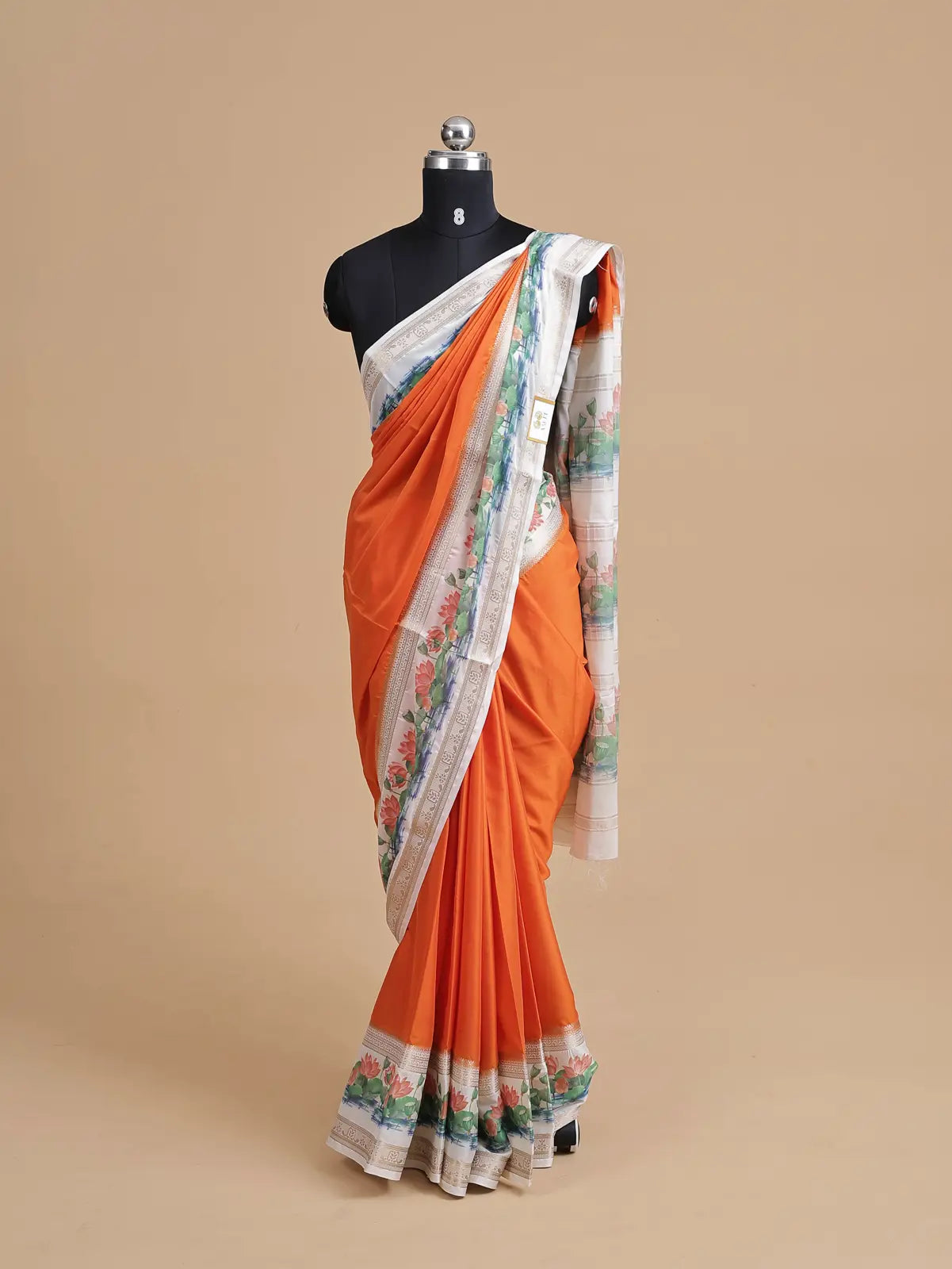 LOTUS SEMI CREPE ORANGE