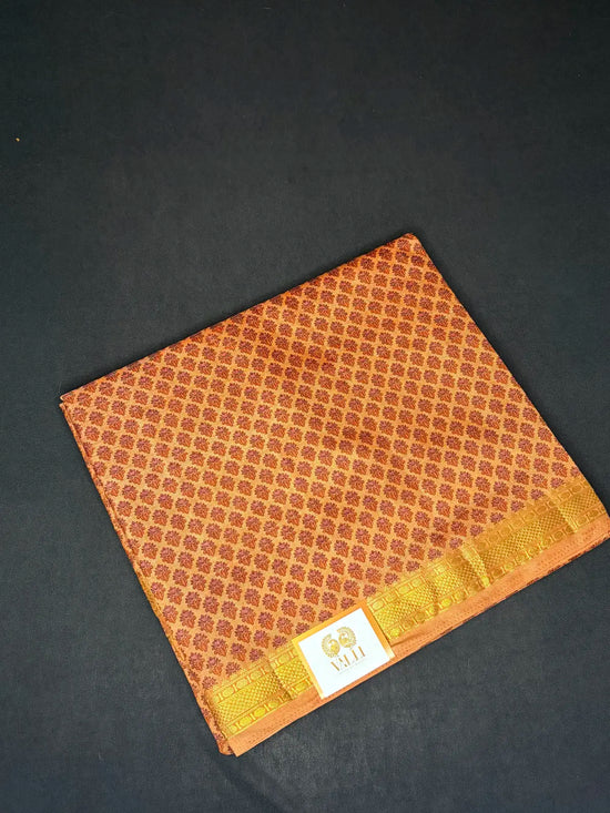 Dupion silk orange 