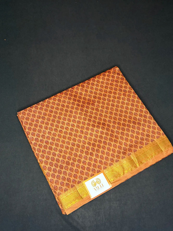 Dupion silk orange 