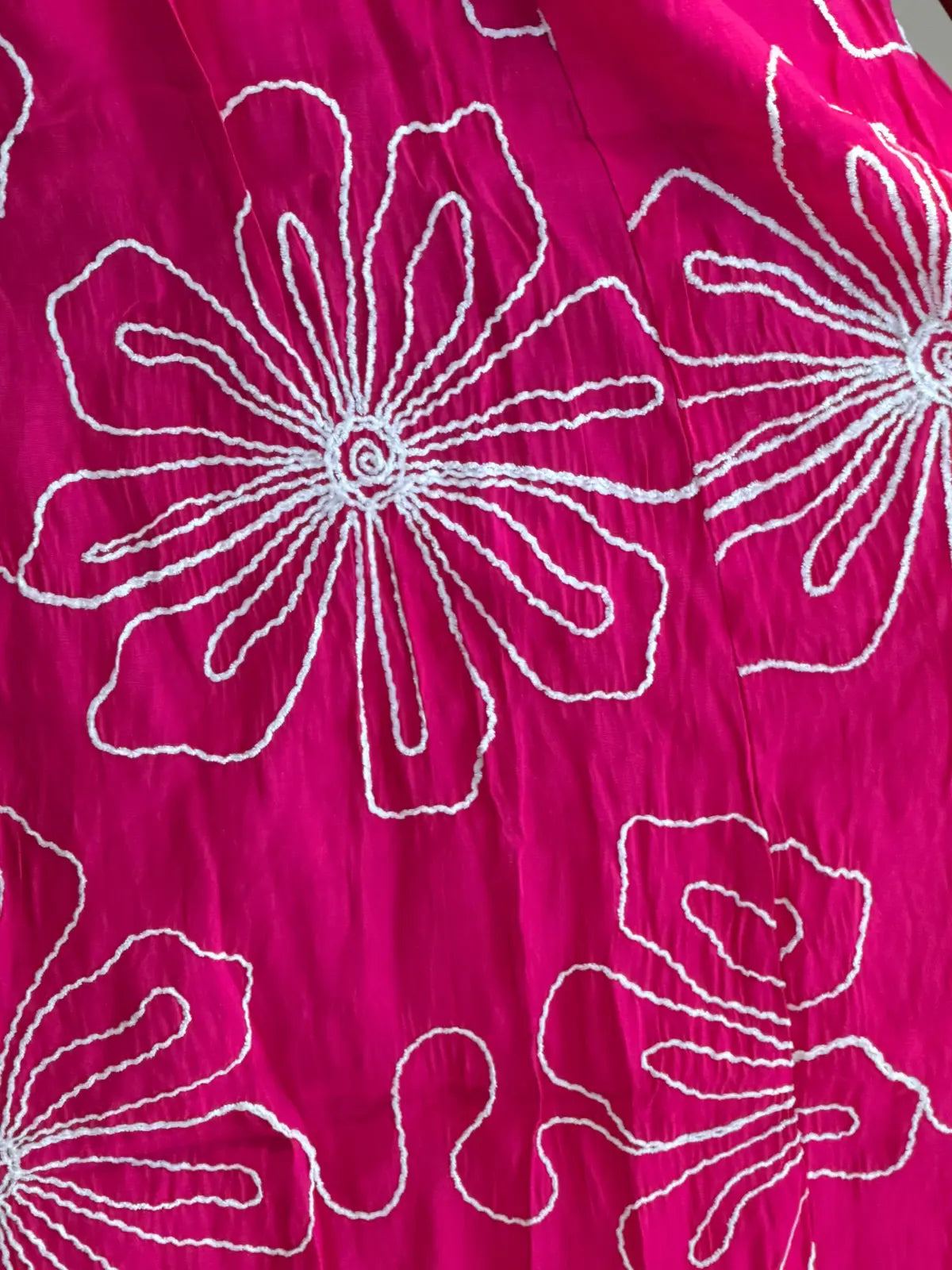 Pink embroidery Kurti