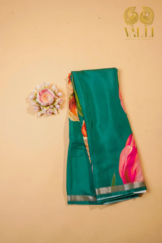 Pushpavalli Saree  – Green