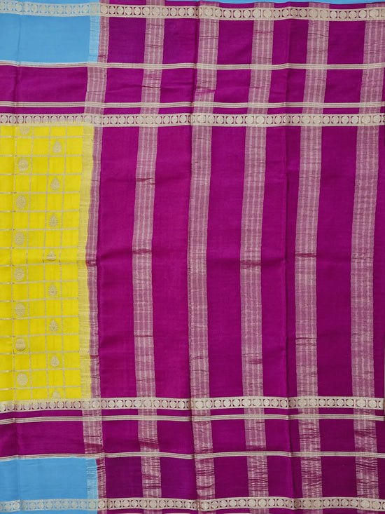 Kattam Checks Yellow + Purple