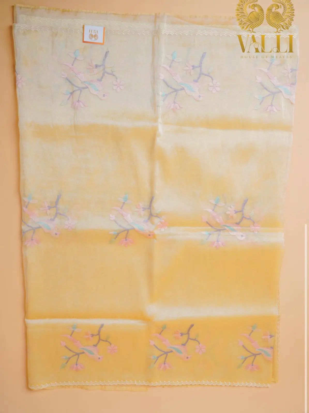 Golden – Tissue Organza Saree