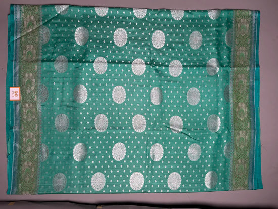 Pure Tussar Banarasi Georgette Saree with Pure Zari