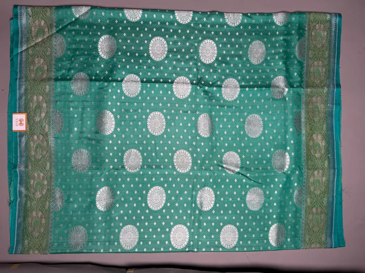 Pure Tussar Banarasi Georgette Saree with Pure Zari