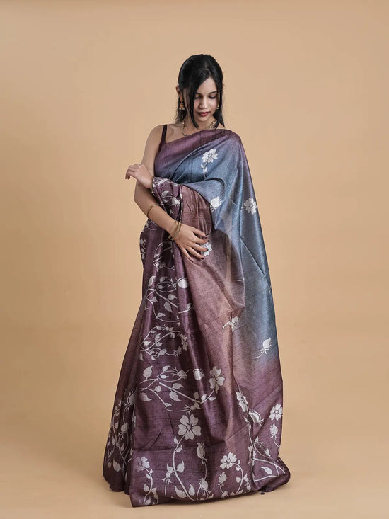 Art Saree – Digital Print Crush Saree
