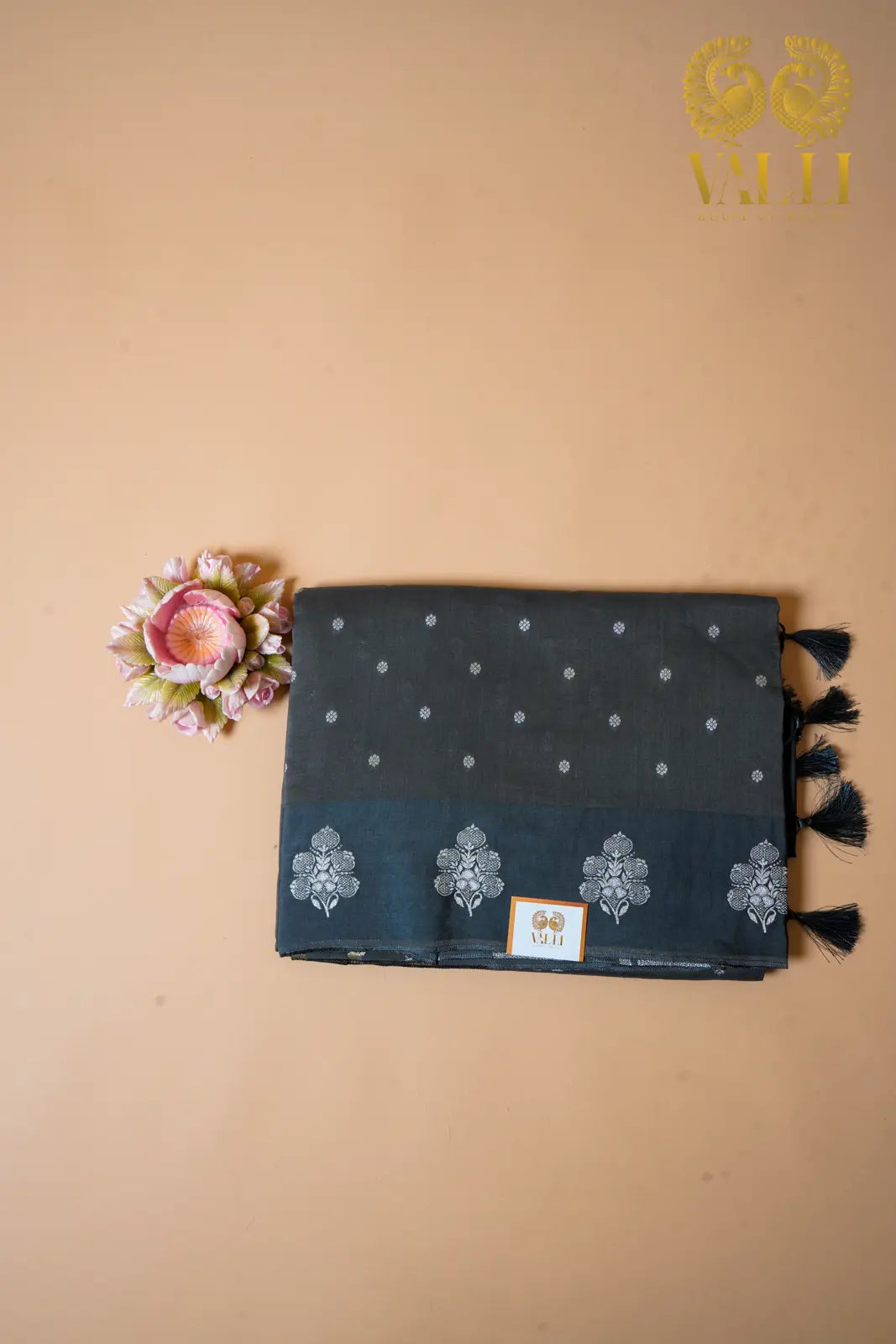 Munga Silk Saree Grey 