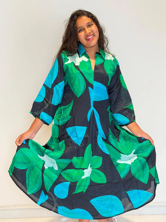 MUSLIN  A LINE DRESS