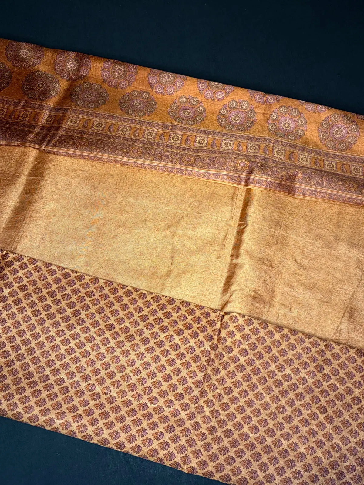Dupion silk orange 