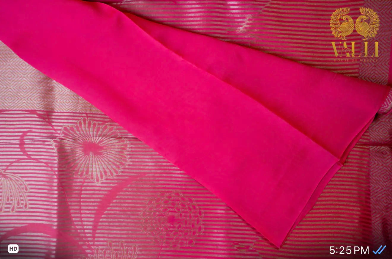 Banarasi crêpe Silk ombré shade silver Zari 