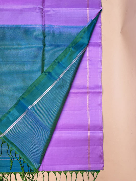 Pure Kanchipuram Green Silk Saree