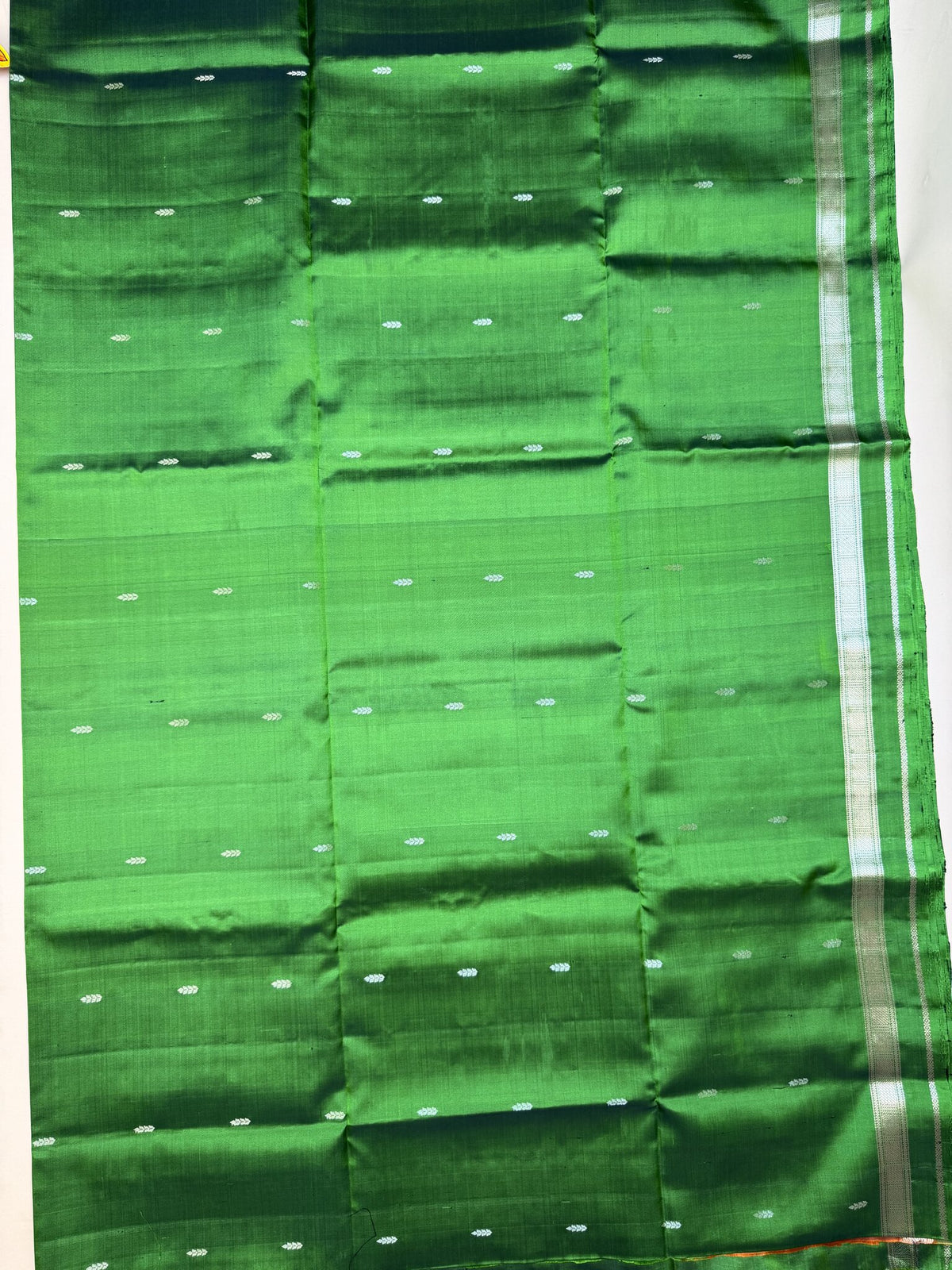 Pure Kanchipuram Parrot Green Silk Saree
