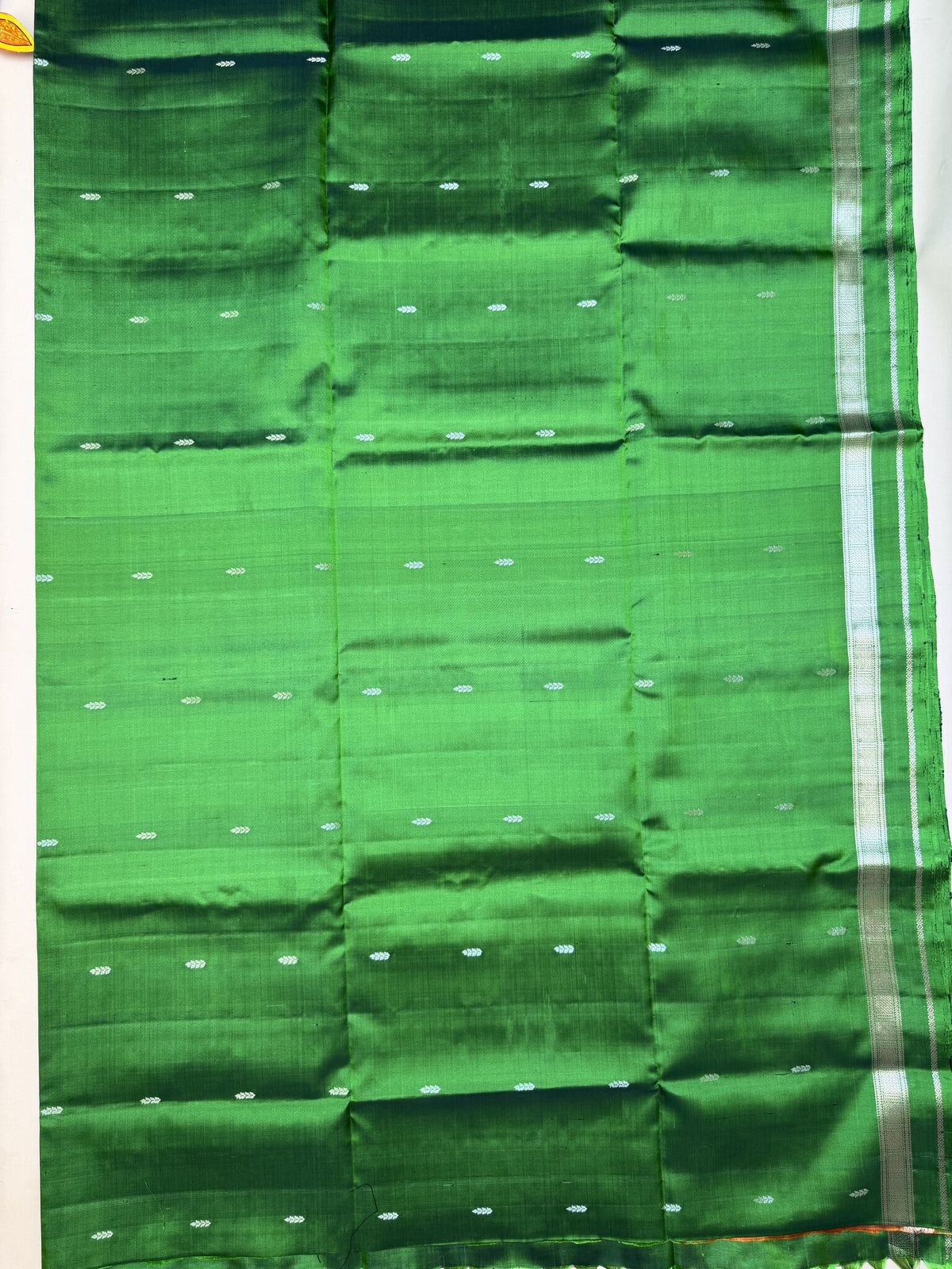 Pure Kanchipuram Parrot Green Silk Saree