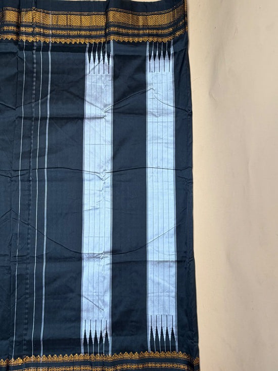 Black Ilkal Saree – Tum Tum Checks