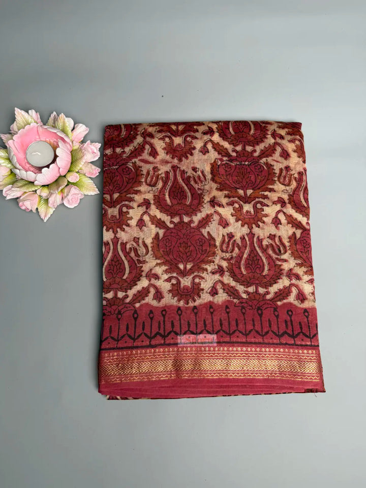 Maheshwari cotton saree