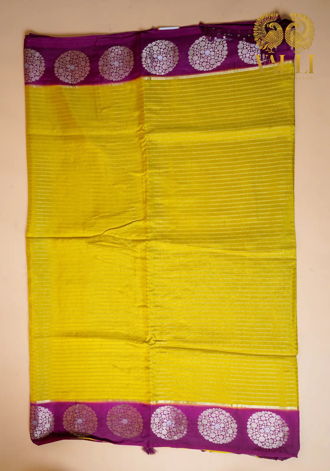 Fancy Dola Silk saree with god Zari stripes 