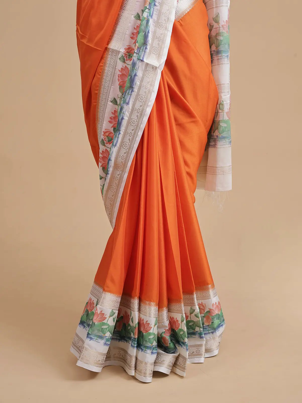 LOTUS SEMI CREPE ORANGE