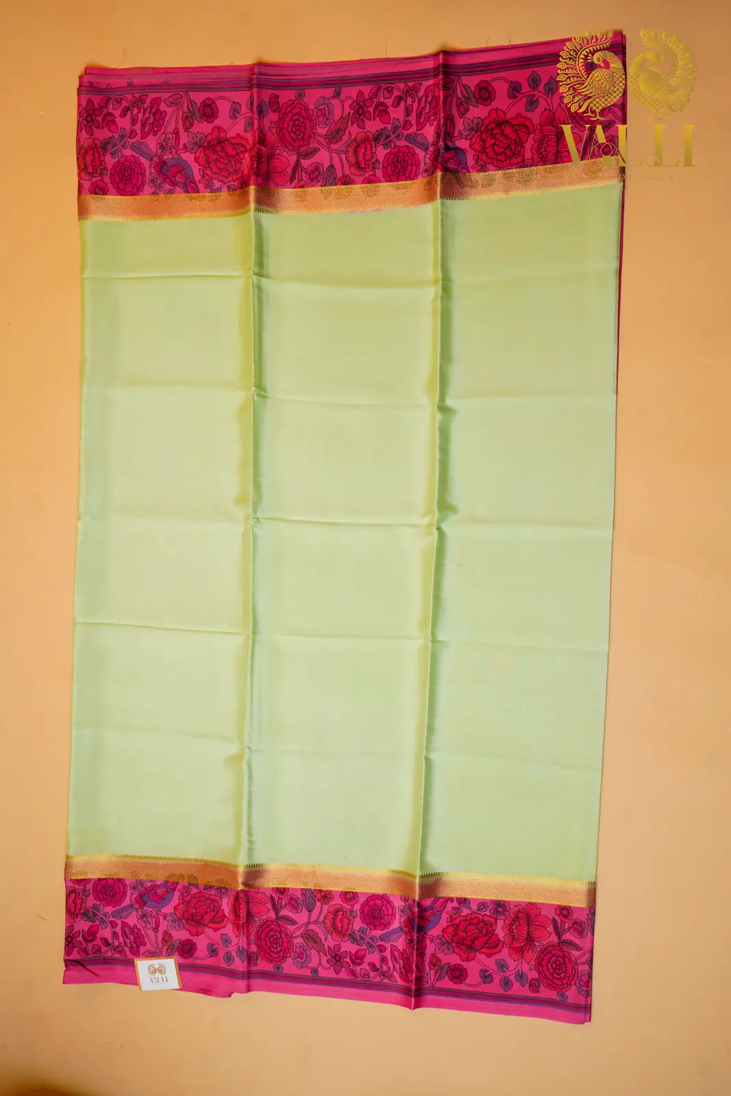Kalamkari Pure Crepe Silk Saree 