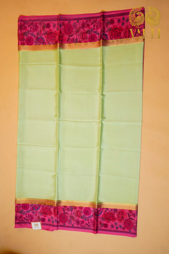 Kalamkari Pure Crepe Silk Saree 