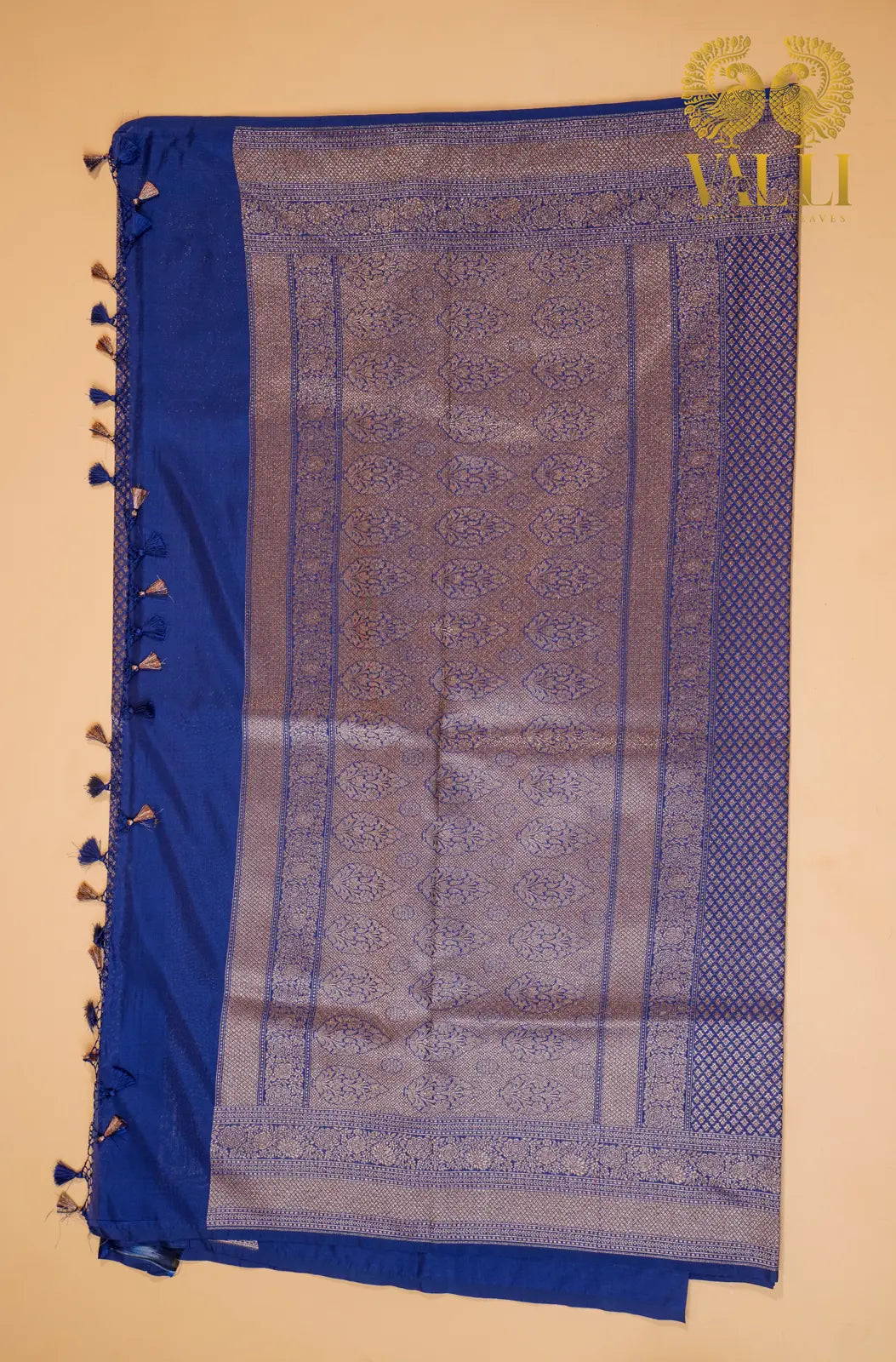 Royal midnight blue Banarasi 