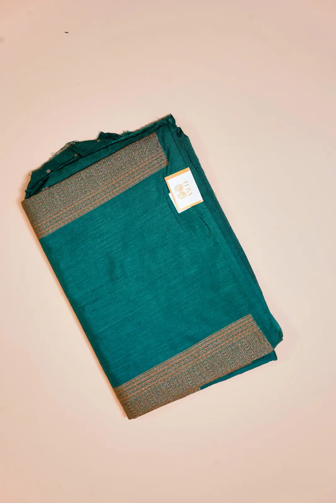 Raw Silk bottle green 