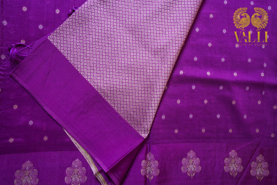 Munga Saree  Purple