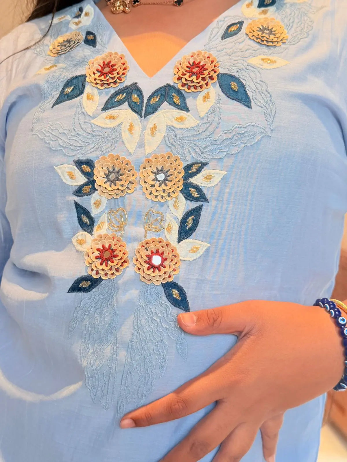 Blue bloom set
