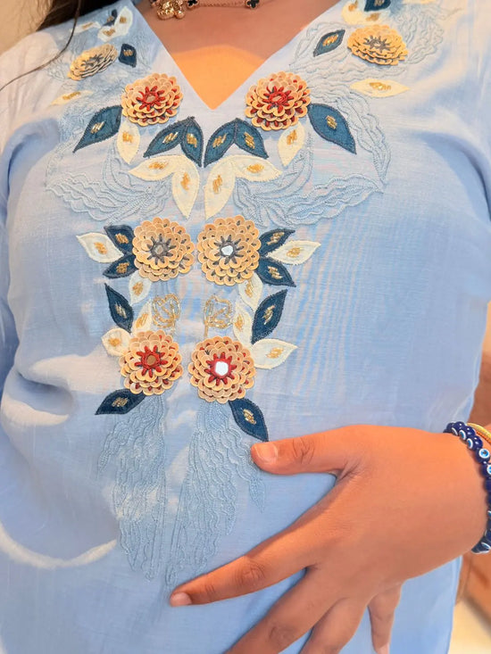 Blue bloom set