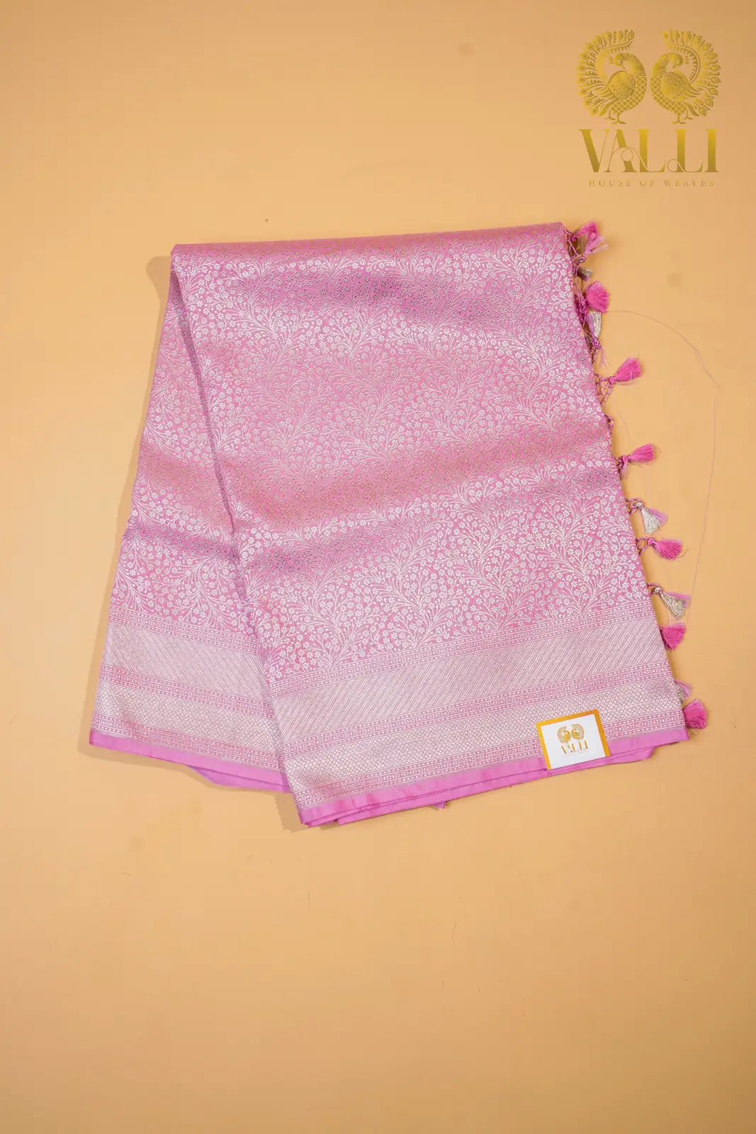 Banarasi Silver Zari Brocade Saree