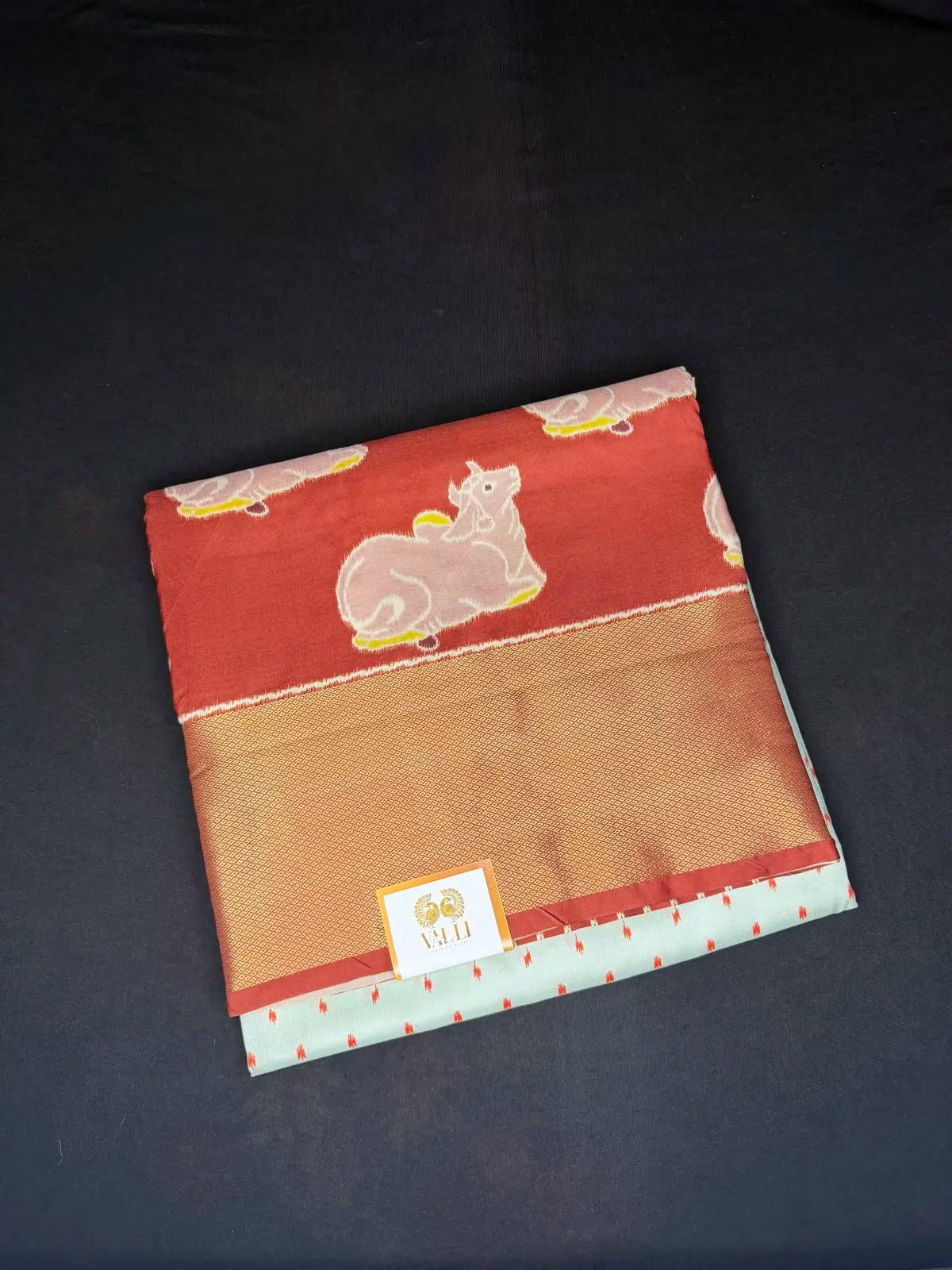 Semi Ikkat silk saree pichwai