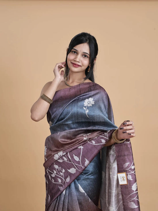 Art Saree – Digital Print Crush Saree